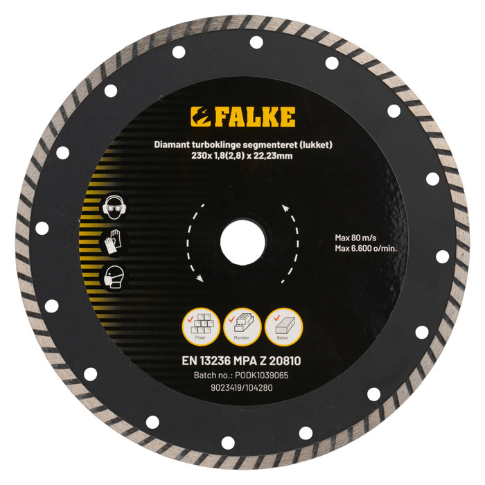 Falke diamant turboklinge Ø230 mm